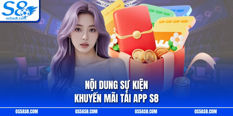 Nội dung sự kiện khuyến mãi tải app S8
